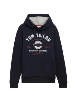 Tom Tailor Pullover & Sweatshirts|Big Boys*Hoodie Sweatshirt mit Logo-Print sky captain blue