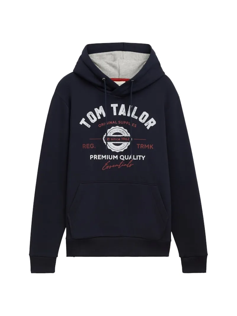 Tom Tailor Pullover & Sweatshirts|Big Boys*Hoodie Sweatshirt mit Logo-Print sky captain blue