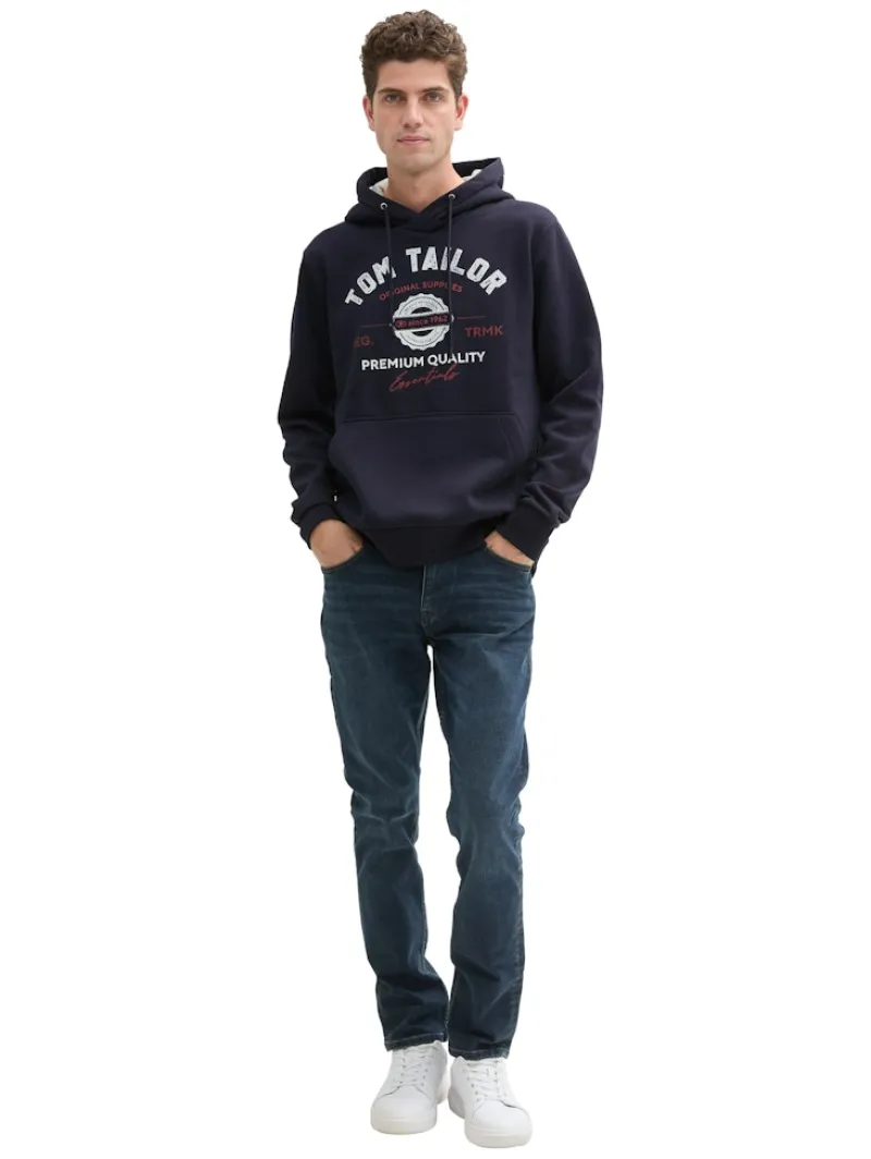 Tom Tailor Pullover & Sweatshirts|Big Boys*Hoodie Sweatshirt mit Logo-Print sky captain blue