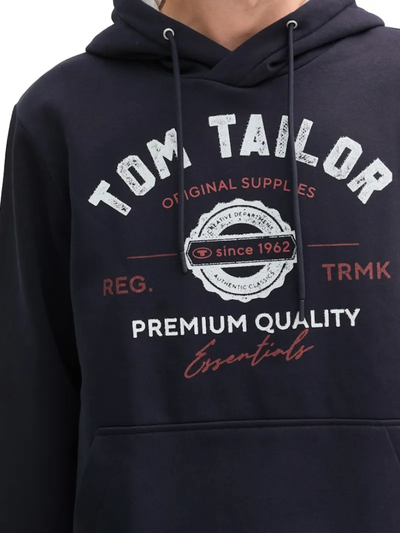 Tom Tailor Pullover & Sweatshirts|Big Boys*Hoodie Sweatshirt mit Logo-Print sky captain blue