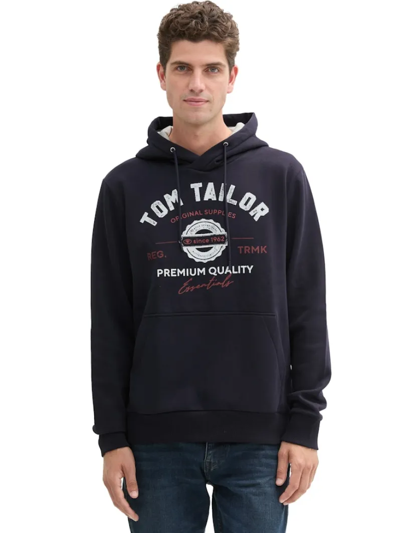 Tom Tailor Pullover & Sweatshirts|Big Boys*Hoodie Sweatshirt mit Logo-Print sky captain blue