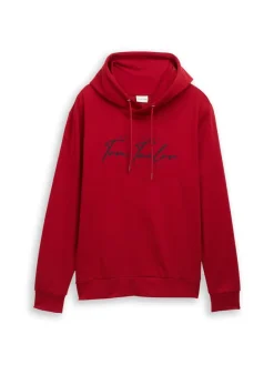 Tom Tailor Pullover & Sweatshirts|Big Boys*Hoodie Sweatshirt mit Logo-Print coach red