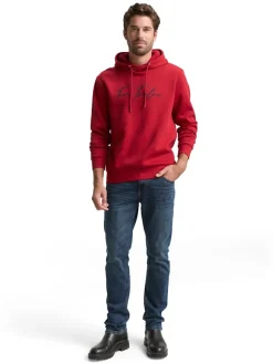 Tom Tailor Pullover & Sweatshirts|Big Boys*Hoodie Sweatshirt mit Logo-Print coach red