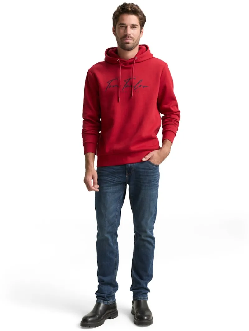 Tom Tailor Pullover & Sweatshirts|Big Boys*Hoodie Sweatshirt mit Logo-Print coach red