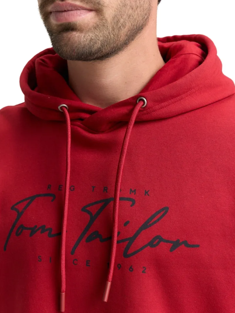 Tom Tailor Pullover & Sweatshirts|Big Boys*Hoodie Sweatshirt mit Logo-Print coach red