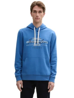 Tom Tailor Pullover & Sweatshirts|Big Boys*Hoodie Sweatshirt mit Logo-Print midsummer blue