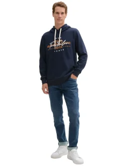 Tom Tailor Pullover & Sweatshirts|Big Boys*Hoodie Sweatshirt mit Logo-Print sky captain blue