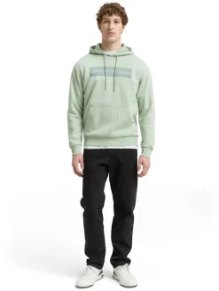 Tom Tailor Denim Pullover & Sweatshirts*Hoodie Sweatshirt mit Print fresh mint green