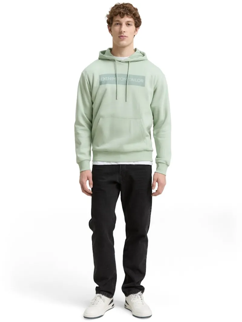 Tom Tailor Denim Pullover & Sweatshirts*Hoodie Sweatshirt mit Print fresh mint green