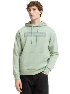 Tom Tailor Denim Pullover & Sweatshirts*Hoodie Sweatshirt mit Print fresh mint green