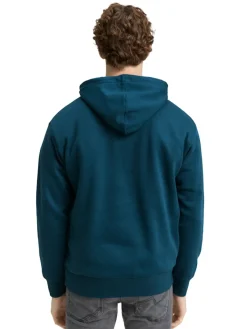 Tom Tailor Denim Pullover & Sweatshirts*Hoodie Sweatshirt mit Print deep pond green