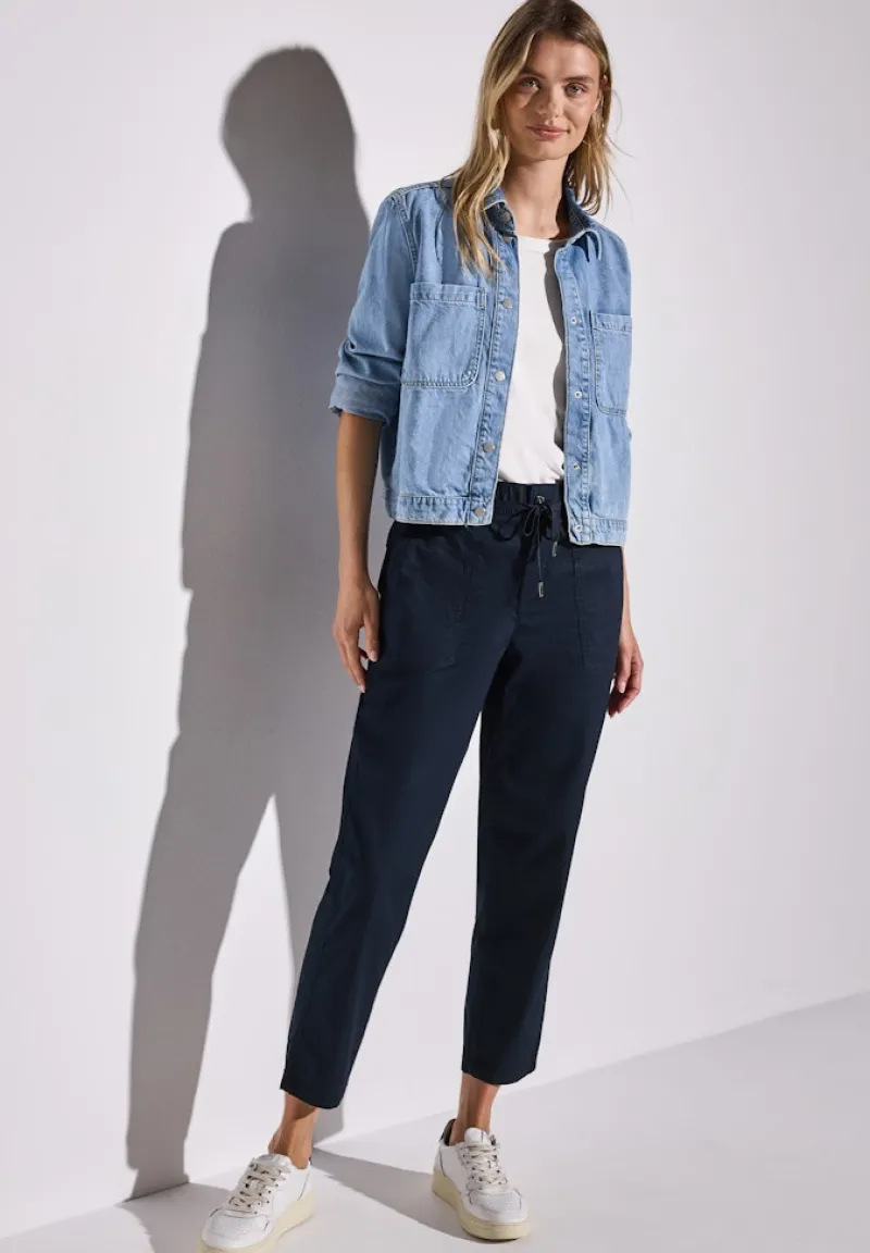 Street One Hosen*Hose im Cargo Look deep blue