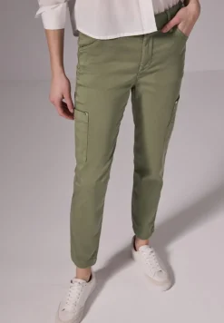 STREET ONE STUDIO Hosen*Hose im Cargo-Look trekking green