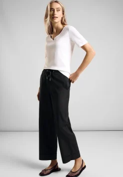 Street One Hosen*Hose im Casual Fit Black