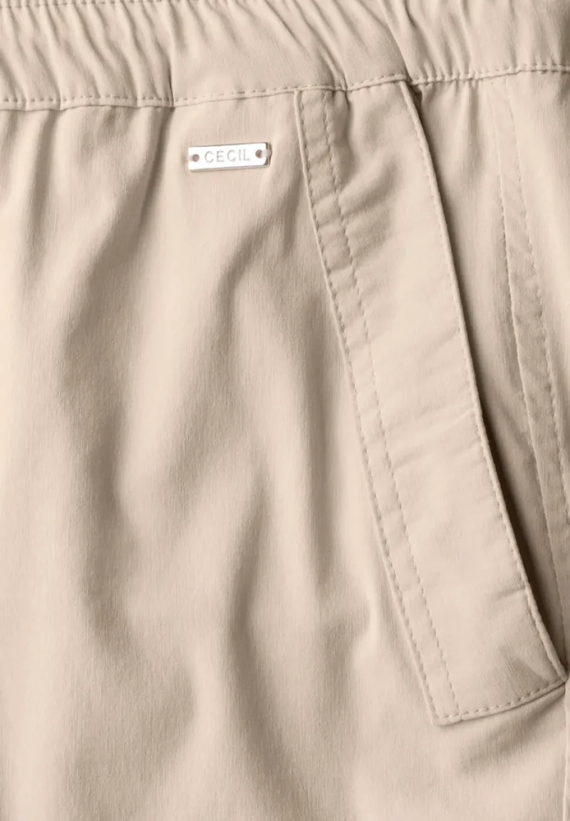 Cecil Shorts*Hose im Casual Fit boulder beige