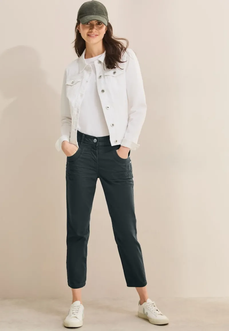 Cecil Shorts*Hose im Casual Fit slate khaki