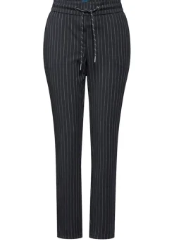 Cecil Hosen*Hose im Nadelstreifen-Look deep charcoal grey
