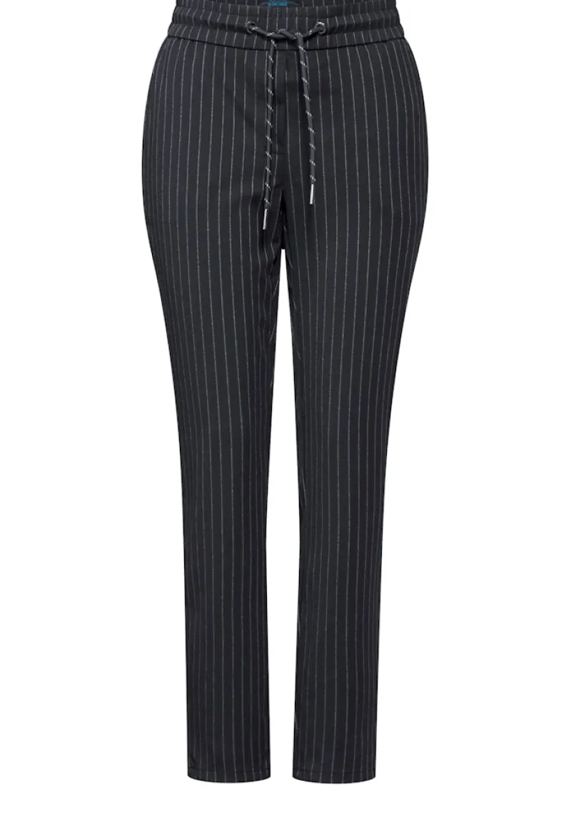 Cecil Hosen*Hose im Nadelstreifen-Look deep charcoal grey