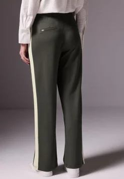 STREET ONE STUDIO Hosen*Hose mit Kontrast-Streifen nightfall green