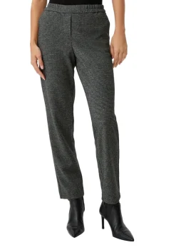 Comma Hosen*Hose mit Pepita-Muster Schwarz