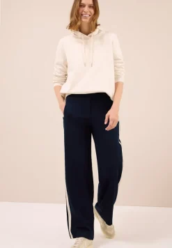 Cecil Hosen*Hose mit Tape-Detail urban dark blue