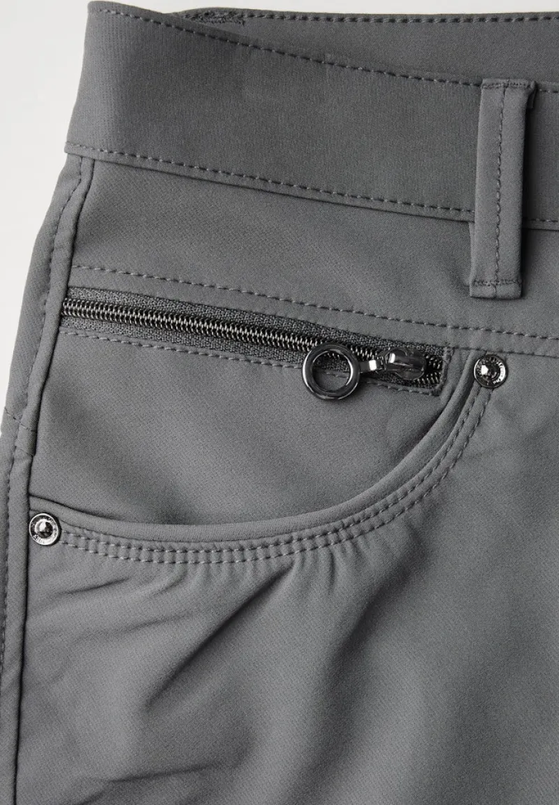 Street One Hosen*Hose mit Zipper Details storm grey