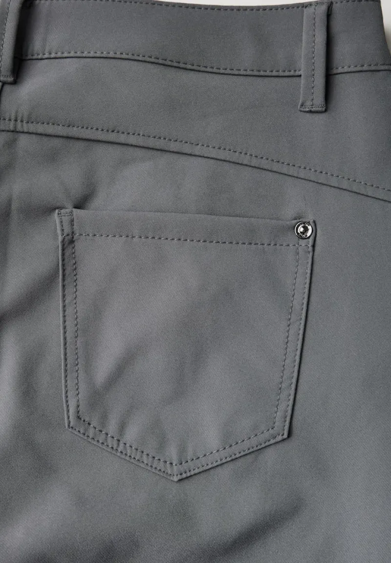 Street One Hosen*Hose mit Zipper Details storm grey