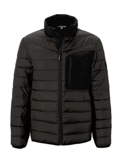 Tom Tailor Denim Jacken*Hybrid Jacke mit Stehkragen Black