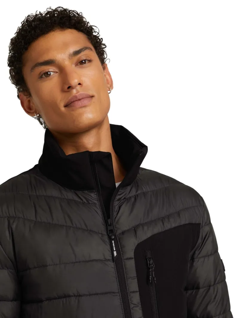 Tom Tailor Denim Jacken*Hybrid Jacke mit Stehkragen Black