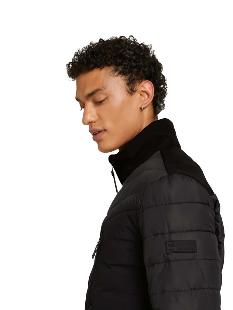 Tom Tailor Denim Jacken*Hybrid Jacke mit Stehkragen Black