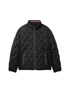Tom Tailor Jacken|Big Boys*Hybrid Jacke mit verstaubarer Kapuze Black