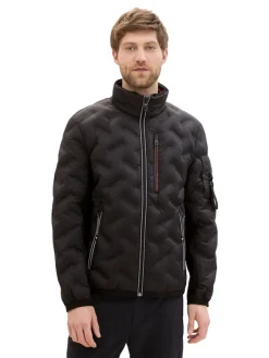 Tom Tailor Jacken|Big Boys*Hybrid Jacke mit verstaubarer Kapuze Black