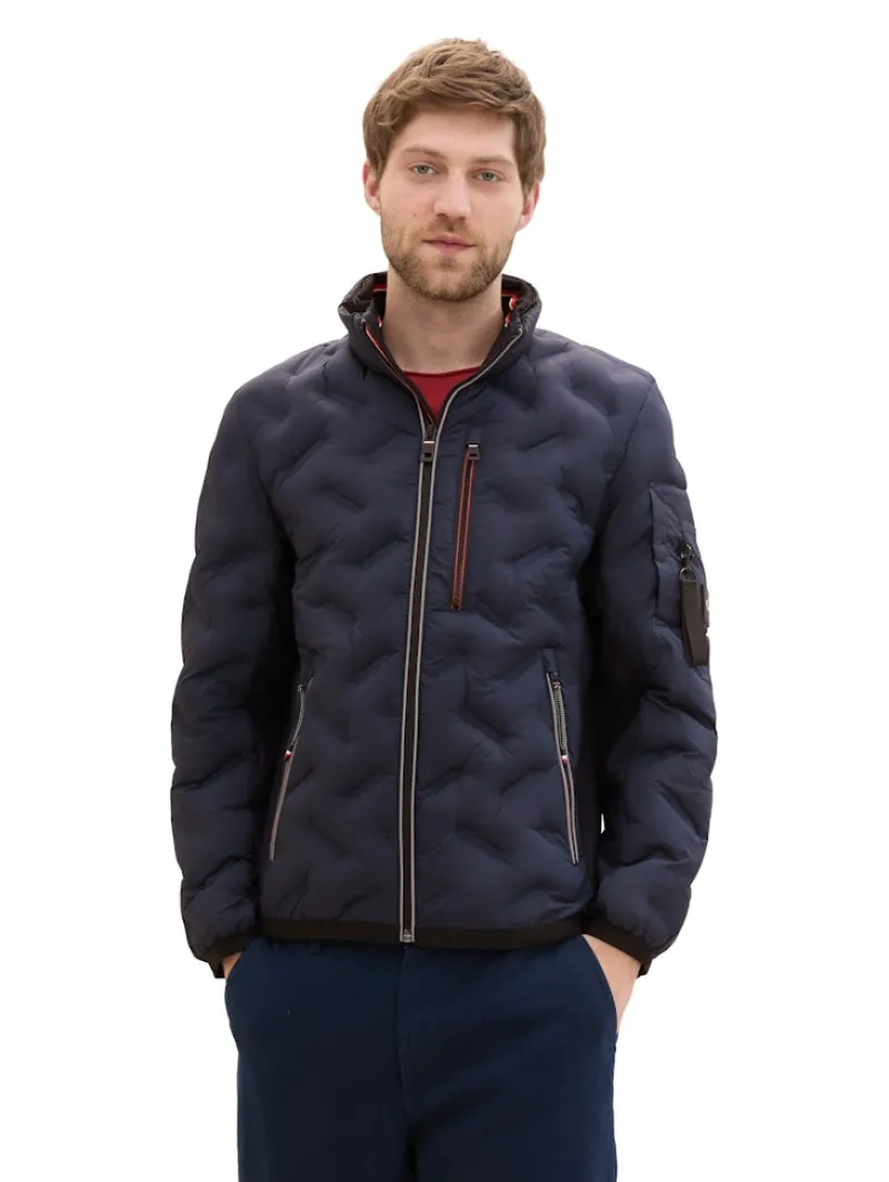 Tom Tailor Jacken|Big Boys*Hybrid Jacke mit verstaubarer Kapuze sky captain blue