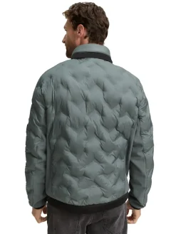 Tom Tailor Jacken|Big Boys*Hybrid Steppjacke mit verstaubarer Kapuze washed jasper green