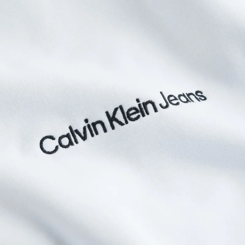 Calvin Klein Jeans Pullover & Sweatshirts*INSTITUTIONAL MOCK NECK Bright White
