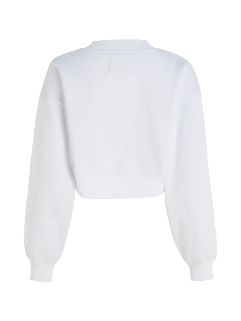 Calvin Klein Jeans Pullover & Sweatshirts*INSTITUTIONAL MOCK NECK Bright White