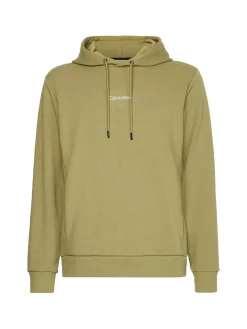 Calvin Klein Pullover & Sweatshirts*INTERLOCK MICRO LOGO HOODIE sage