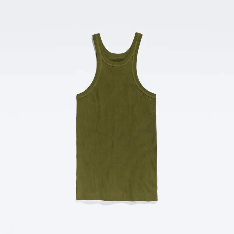 G-star Raw Shirts*Italian army ultra slim tank top wmn avocado