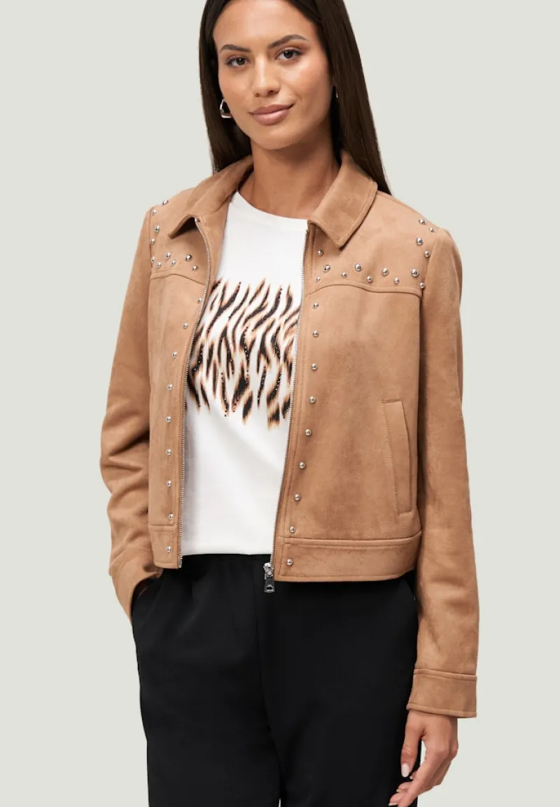 Zero Jacken*Jacke in Wildlederoptik cinnamon swirl