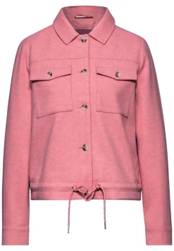 Street One Jacken*Jacke in Wolloptik sugar coral mel.