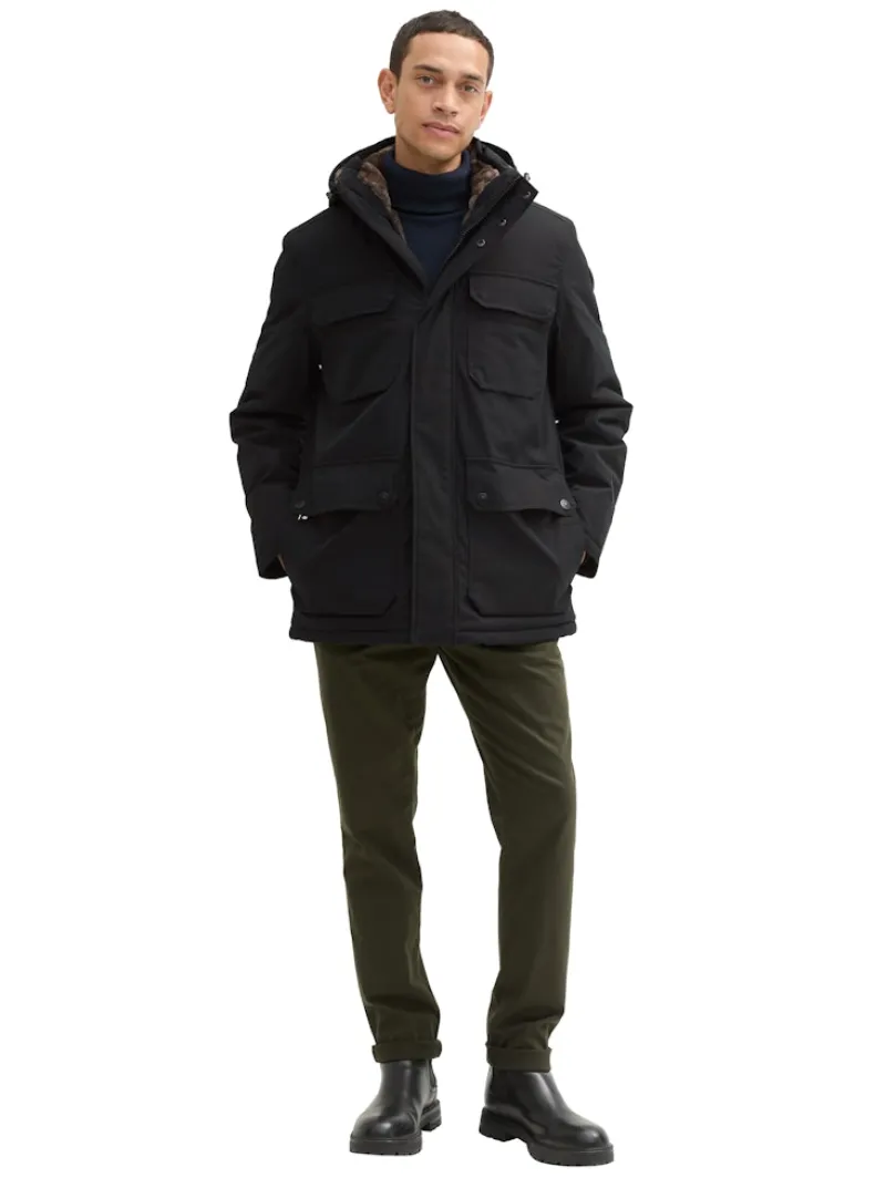Tom Tailor Jacken|Big Boys*Jacke mit abnehmbarer Kapuze Black