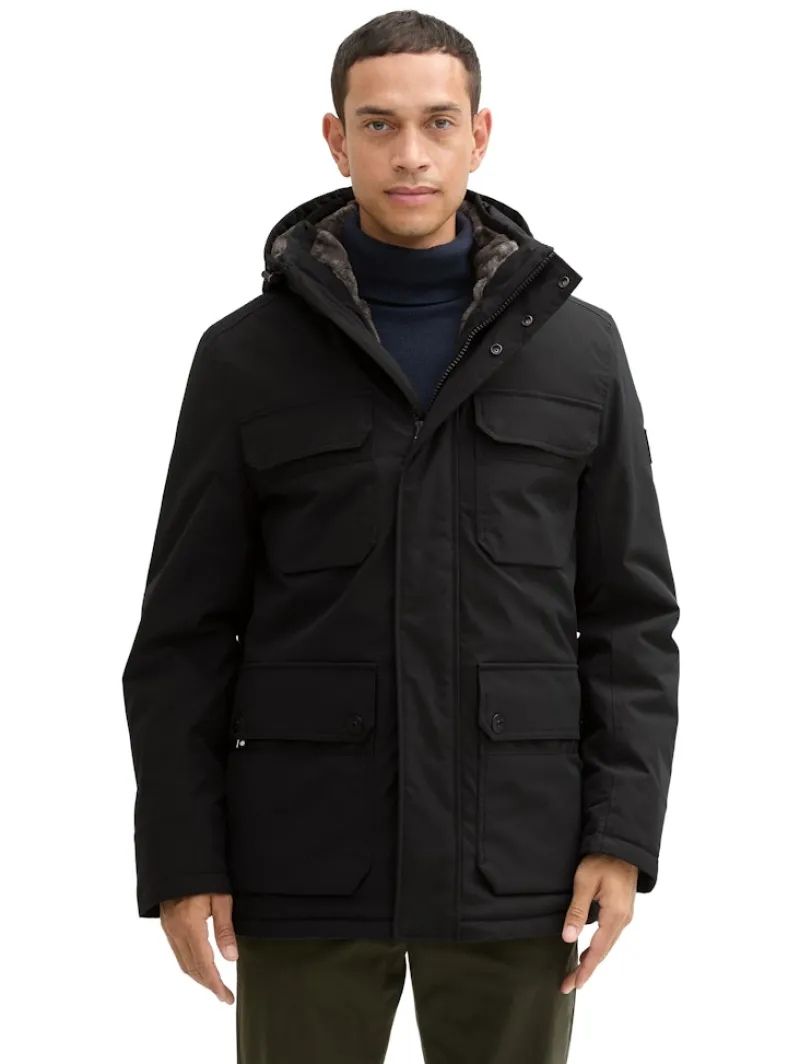 Tom Tailor Jacken|Big Boys*Jacke mit abnehmbarer Kapuze Black