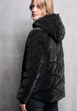 STREET ONE STUDIO Jacken*Jacke mit Wellen-Steppung Black