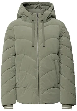 STREET ONE STUDIO Jacken*Jacke mit Wellen-Steppung lichen green