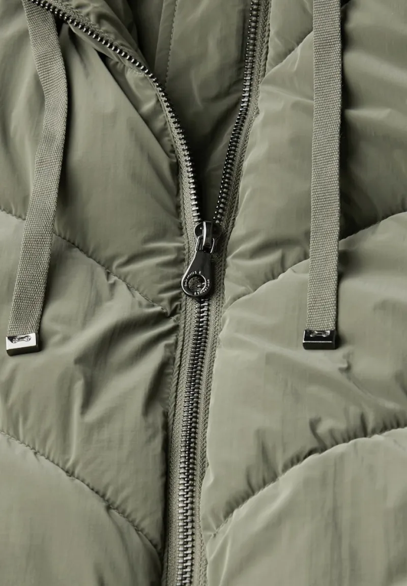 STREET ONE STUDIO Jacken*Jacke mit Wellen-Steppung lichen green