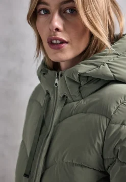 STREET ONE STUDIO Jacken*Jacke mit Wellen-Steppung lichen green