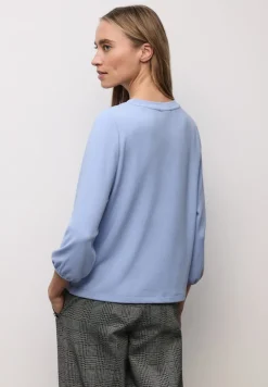 Street One Shirts*Jacquard Shirt frosted blue