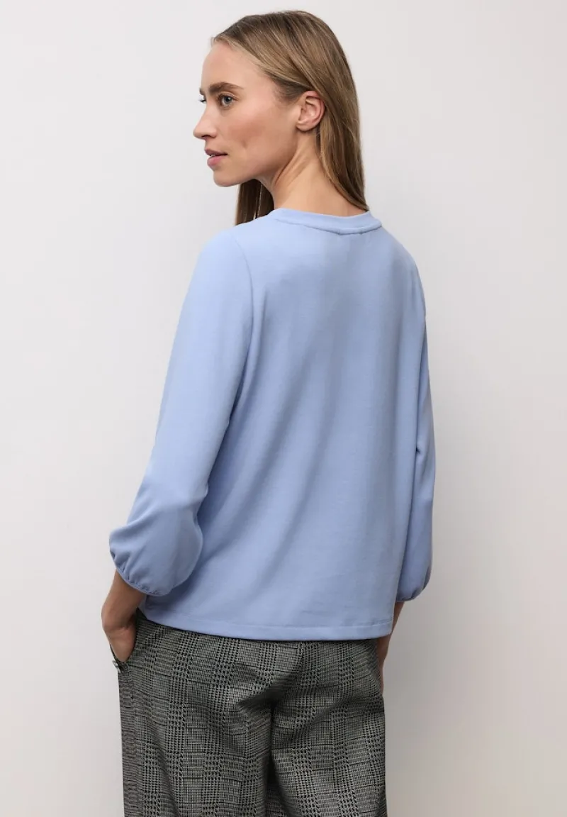 Street One Shirts*Jacquard Shirt frosted blue