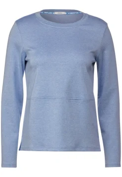 Cecil Shirts*Jacquard Shirt water blue