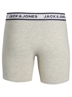 Jack & Jones Accessoires*JACSOLID BOXER BRIEFS 3 PACK NOOS Light Grey Melange